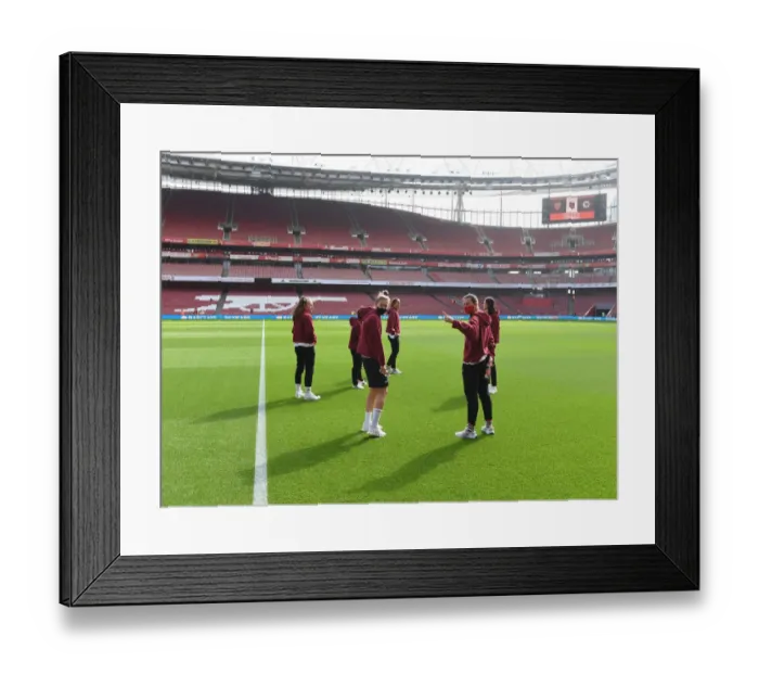 Framed Print : Arsenal Women vs Chelsea Women: Miedema and Wubben-Moy Prepare for FA WSL Clash at Emirates Stadium Framed Print : Arsenal Women vs Chelsea Women: Miedema and Wubben-Moy Prepare for FA WSL Clash at Emirates Stadium