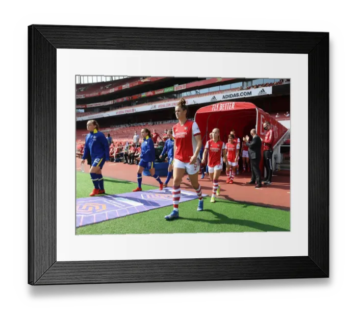 Framed Print : Arsenal Women vs. Chelsea Women: FA WSL Clash at Emirates Stadium (2021-22)