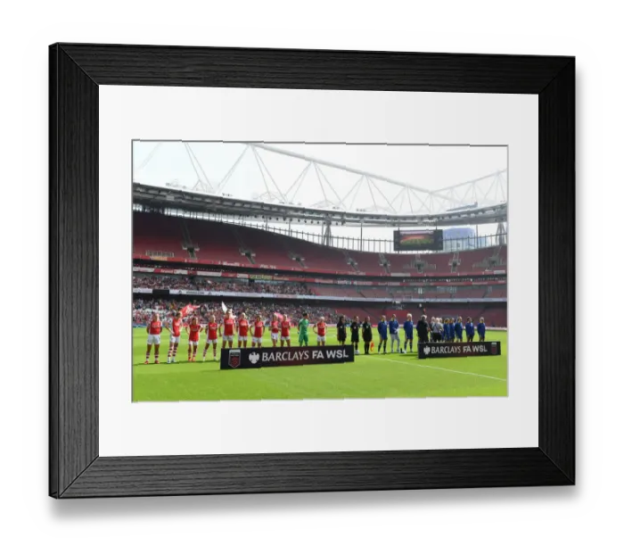 Framed Print : Arsenal Women vs. Chelsea Women: Barclays FA WSL Showdown at Emirates Stadium