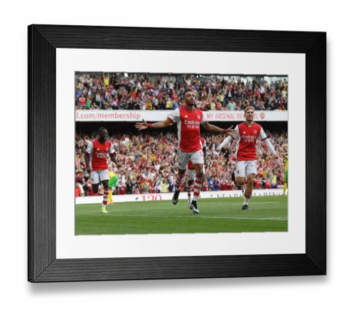 Framed Print : Arsenal vs Norwich City: Premier League Showdown at Emirates Stadium (2021-22)