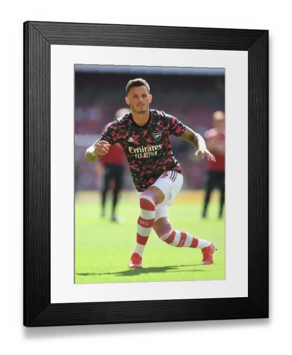 Framed Print : Arsenal's Ben White Gears Up for Arsenal vs. Norwich City Showdown (2021-22 Premier League) Framed Print : Arsenal's Ben White Gears Up for Arsenal vs. Norwich City Showdown (2021-22 Premier League)