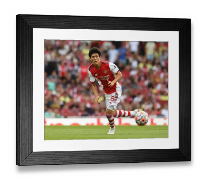 Framed Print : Tomiyasu's Debut: Arsenal's Victory Over Norwich City (2021-22) Framed Print : Tomiyasu's Debut: Arsenal's Victory Over Norwich City (2021-22)