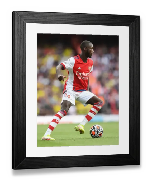 Framed Print : Arsenal's Nicolas Pepe in Action: Premier League 2021-22 - Arsenal vs. Norwich City Framed Print : Arsenal's Nicolas Pepe in Action: Premier League 2021-22 - Arsenal vs. Norwich City