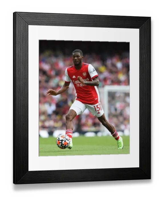 Framed Print : Arsenal's Ainsley Maitland-Niles in Action: Arsenal vs. Norwich City (2021-22 Premier League, Emirates Stadium)