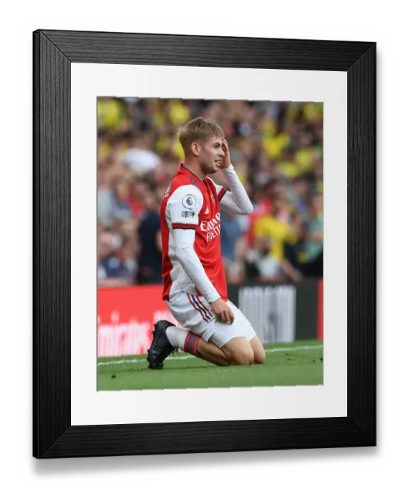 Framed Print : Arsenal's Emile Smith Rowe Shines in Premier League Clash Against Norwich City Framed Print : Arsenal's Emile Smith Rowe Shines in Premier League Clash Against Norwich City