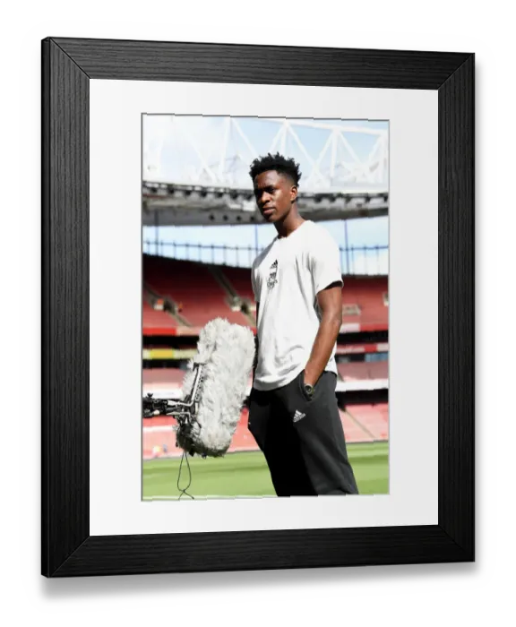 Framed Print : Arsenal's Albert Sambi Lokonga - Pre-Match Interview Ahead of Arsenal vs Norwich City, Premier League 2021-22 Framed Print : Arsenal's Albert Sambi Lokonga - Pre-Match Interview Ahead of Arsenal vs Norwich City, Premier League 2021-22