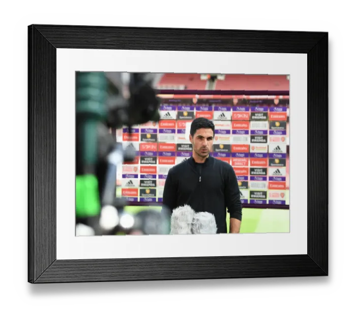 Framed Print : Arsenal's Mikel Arteta Before Arsenal v Norwich City, Premier League 2021-22 Framed Print : Arsenal's Mikel Arteta Before Arsenal v Norwich City, Premier League 2021-22