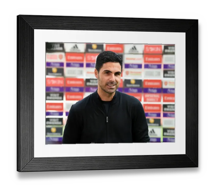 Framed Print : Mikel Arteta: Arsenal Manager Prepares for Arsenal vs. Norwich City (Premier League, 2021-22) Framed Print : Mikel Arteta: Arsenal Manager Prepares for Arsenal vs. Norwich City (Premier League, 2021-22)
