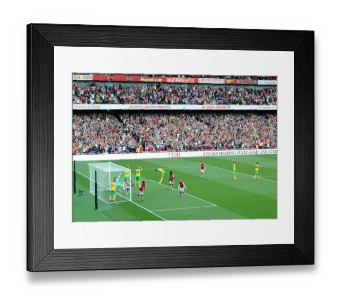 Framed Print : Aubameyang Scores: Arsenal's Triumph Over Norwich City in Premier League 2021-22 Framed Print : Aubameyang Scores: Arsenal's Triumph Over Norwich City in Premier League 2021-22