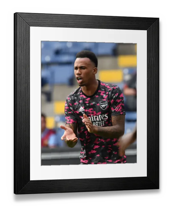 Framed Print : Gabriel Magalhaes: Arsenal's Ready Reckoner Ahead of Burnley Clash (Premier League 2021-22) Framed Print : Gabriel Magalhaes: Arsenal's Ready Reckoner Ahead of Burnley Clash (Premier League 2021-22)