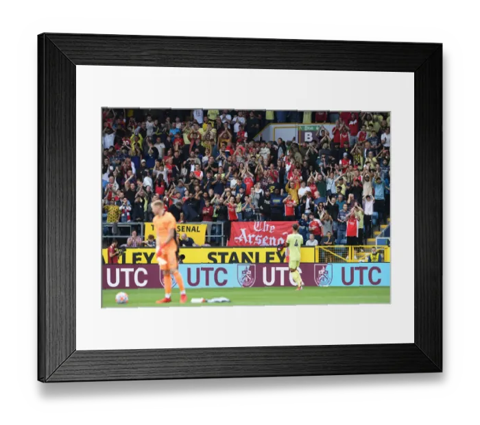 Framed Print : Arsenal vs Burnley: Premier League Battle at Turf Moor (September 2021) Framed Print : Arsenal vs Burnley: Premier League Battle at Turf Moor (September 2021)