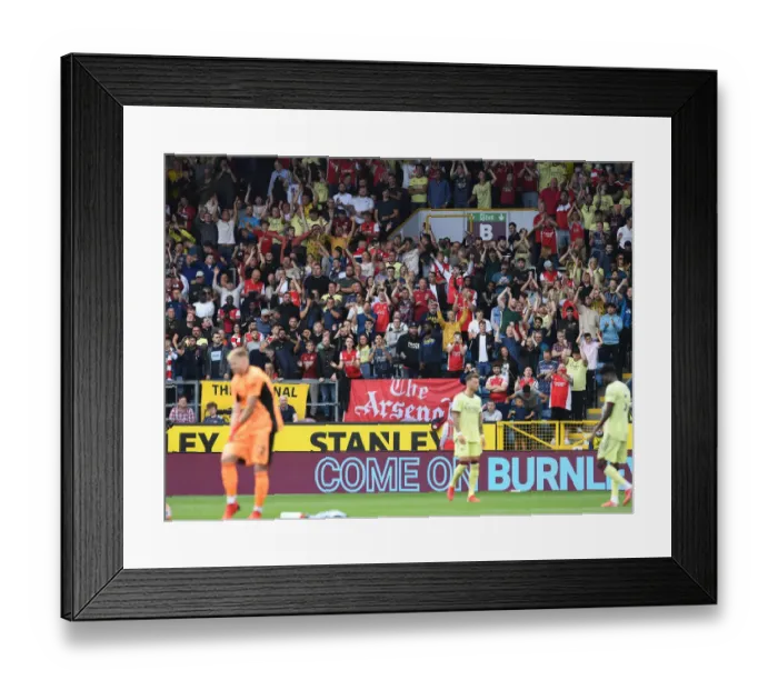 Framed Print : Arsenal vs Burnley: Premier League Battle at Turf Moor (September 2021)