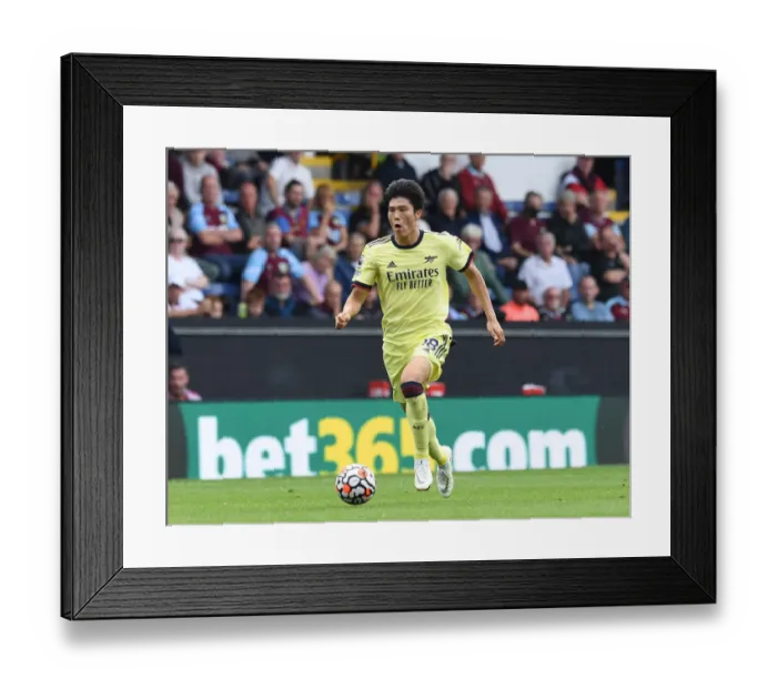 Framed Print : Arsenal vs Burnley: Premier League Showdown at Turf Moor (2021-22)