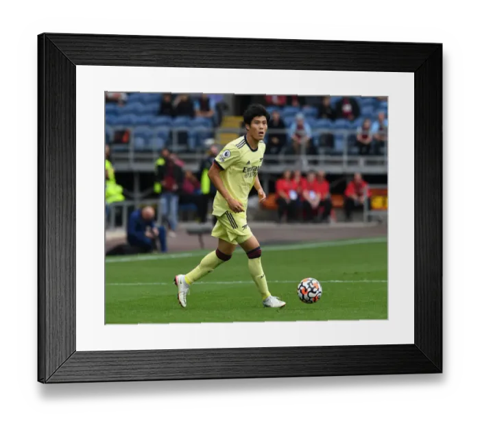 Framed Print : Arsenal vs Burnley: Premier League Showdown at Turf Moor (2021-22)