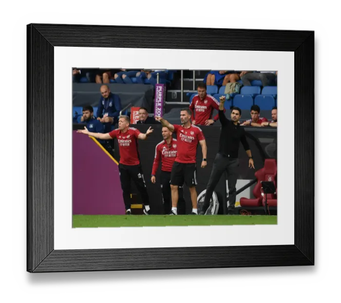 Framed Print : Arsenal vs Burnley: Premier League Clash at Turf Moor (September 2021)