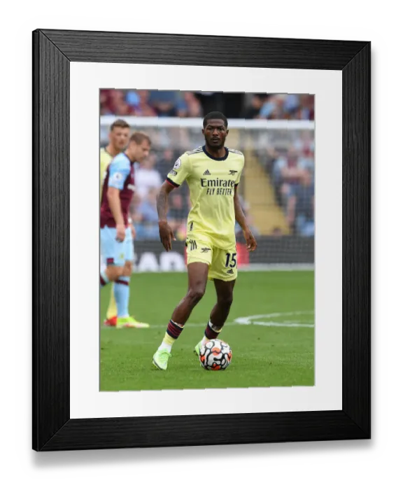 Framed Print : Arsenal vs Burnley: Premier League Showdown at Turf Moor (2021-22)