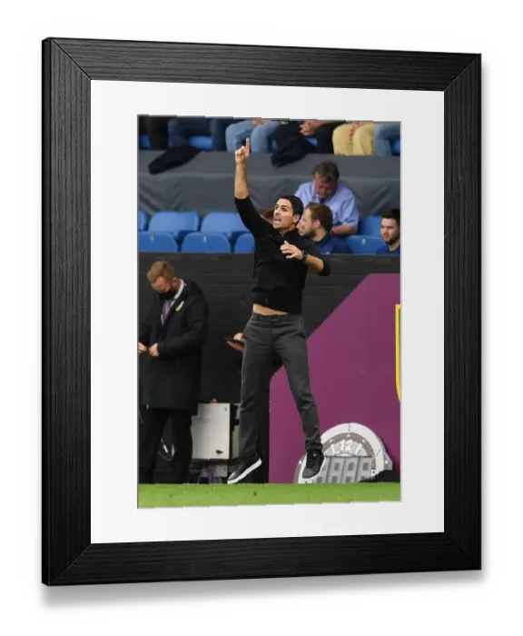 Framed Print : Mikel Arteta Leads Arsenal Against Burnley in Premier League Clash (2021-22) Framed Print : Mikel Arteta Leads Arsenal Against Burnley in Premier League Clash (2021-22)