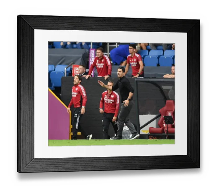 Framed Print : Mikel Arteta Leads Arsenal in Premier League Battle at Burnley (2021-22) Framed Print : Mikel Arteta Leads Arsenal in Premier League Battle at Burnley (2021-22)