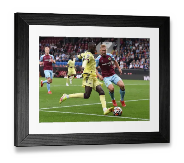 Framed Print : Premier League Showdown: Burnley vs Arsenal at Turf Moor (September 2021)