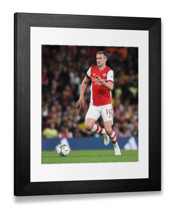 Framed Print : Rob Holding's Defensive Masterclass: Arsenal's Carabao Cup Triumph over AFC Wimbledon