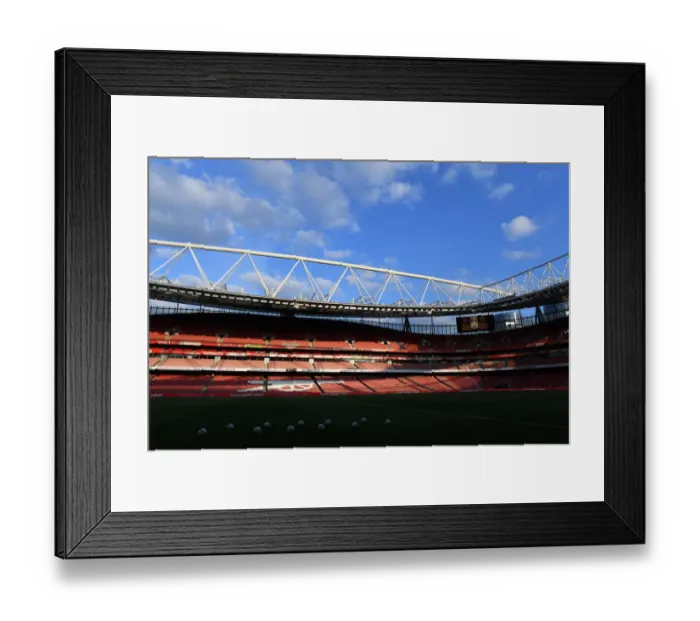 Framed Print : Arsenal's Emirates Stadium Gears Up for Carabao Cup Showdown Against AFC Wimbledon Framed Print : Arsenal's Emirates Stadium Gears Up for Carabao Cup Showdown Against AFC Wimbledon