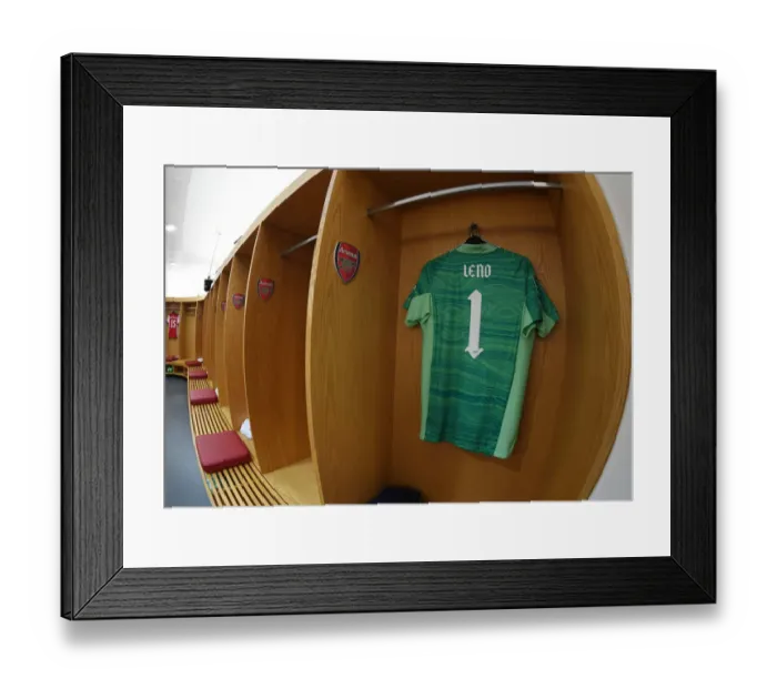 Framed Print : Arsenal: Pre-Match Focus - Bernd Leno's Gear Up Ritual vs AFC Wimbledon (2021-22) Framed Print : Arsenal: Pre-Match Focus - Bernd Leno's Gear Up Ritual vs AFC Wimbledon (2021-22)