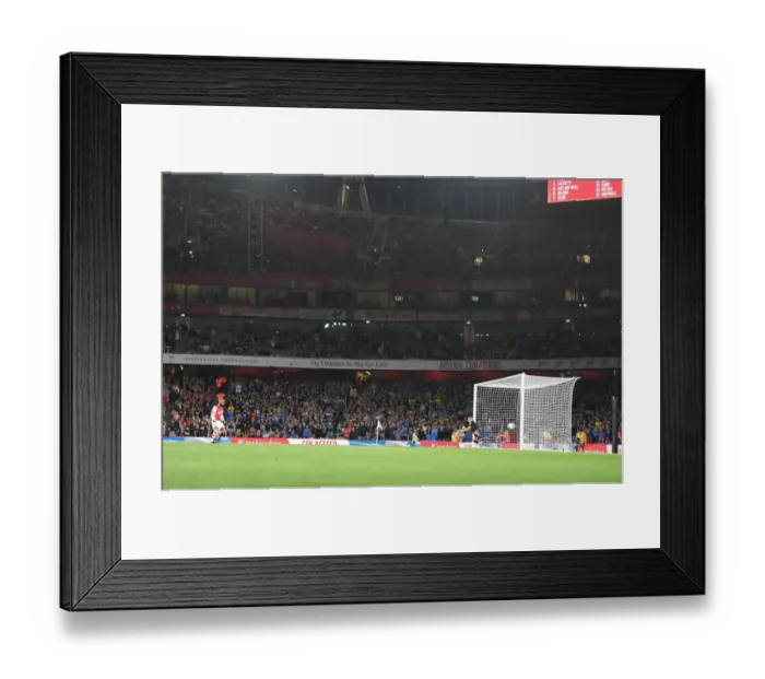 Framed Print : Alexis Lacazette Scores Penalty: Arsenal Triumphs Over AFC Wimbledon in Carabao Cup Framed Print : Alexis Lacazette Scores Penalty: Arsenal Triumphs Over AFC Wimbledon in Carabao Cup