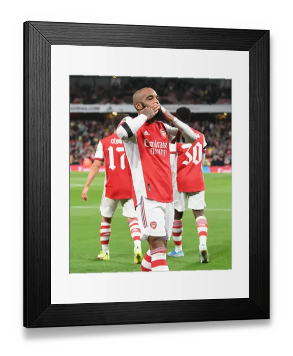 Framed Print : Alexis Lacazette's Stunner: Arsenal Secures 3-0 Carabao Cup Victory over AFC Wimbledon Framed Print : Alexis Lacazette's Stunner: Arsenal Secures 3-0 Carabao Cup Victory over AFC Wimbledon