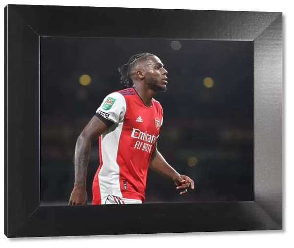 Nuno Tavares in Action: Arsenal's Win Against AFC Wimbledon in Carabao Cup