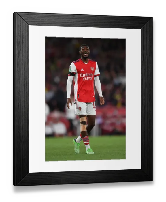 Framed Print : Arsenal's Maitland-Niles Shines in Carabao Cup Clash Against AFC Wimbledon Framed Print : Arsenal's Maitland-Niles Shines in Carabao Cup Clash Against AFC Wimbledon