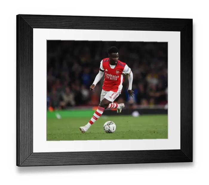 Framed Print : Arsenal's Bukayo Saka in Action against AFC Wimbledon in Carabao Cup Third Round Framed Print : Arsenal's Bukayo Saka in Action against AFC Wimbledon in Carabao Cup Third Round