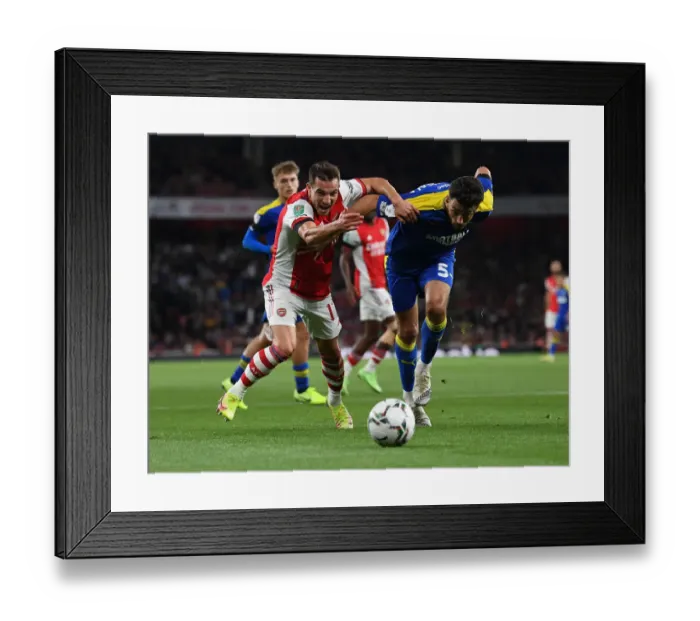 Framed Print : Arsenal vs AFC Wimbledon: Carabao Cup Clash at Emirates Stadium