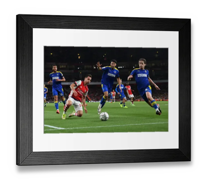 Framed Print : Arsenal vs AFC Wimbledon: Carabao Cup Clash at Emirates Stadium