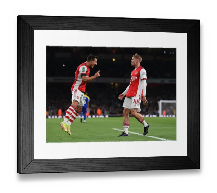 Framed Print : Arsenal's Emile Smith Rowe Scores Second Goal Against AFC Wimbledon in Carabao Cup Framed Print : Arsenal's Emile Smith Rowe Scores Second Goal Against AFC Wimbledon in Carabao Cup