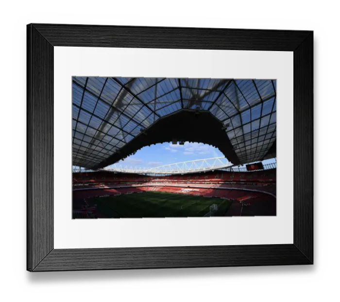 Framed Print : Arsenal vs AFC Wimbledon: Carabao Cup Third Round at Emirages Stadium