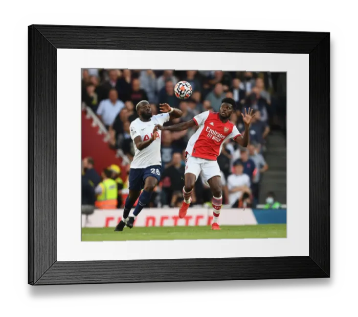 Framed Print : Arsenal vs. Tottenham: Intense Battle Between Partey and Ndombele in the 2021-22 Premier League Framed Print : Arsenal vs. Tottenham: Intense Battle Between Partey and Ndombele in the 2021-22 Premier League