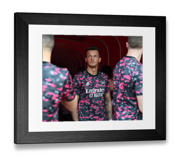 Framed Print : Arsenal's Ben White: Unwavering Focus in the Tunnel Before the Arsenal vs. Tottenham Showdown Framed Print : Arsenal's Ben White: Unwavering Focus in the Tunnel Before the Arsenal vs. Tottenham Showdown