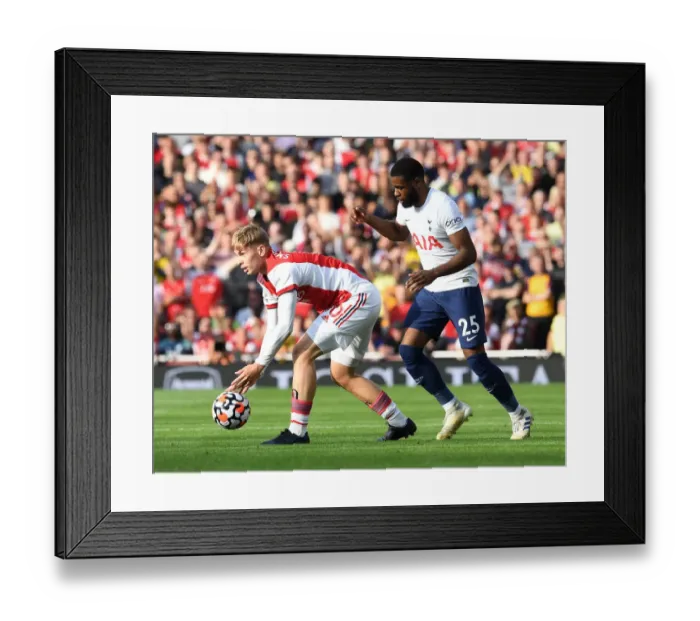 Framed Print : Arsenal vs. Tottenham: Smith Rowe Faces Off at Emirates Stadium Framed Print : Arsenal vs. Tottenham: Smith Rowe Faces Off at Emirates Stadium