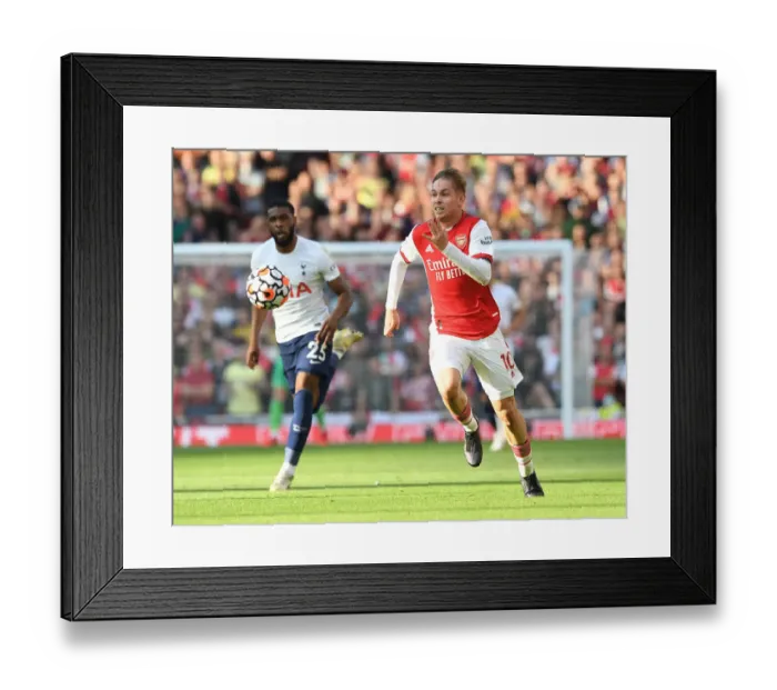 Framed Print : Emile Smith Rowe's Star Performance: Arsenal Triumphs Over Tottenham Hotspur in the Premier League 2021-22 Framed Print : Emile Smith Rowe's Star Performance: Arsenal Triumphs Over Tottenham Hotspur in the Premier League 2021-22