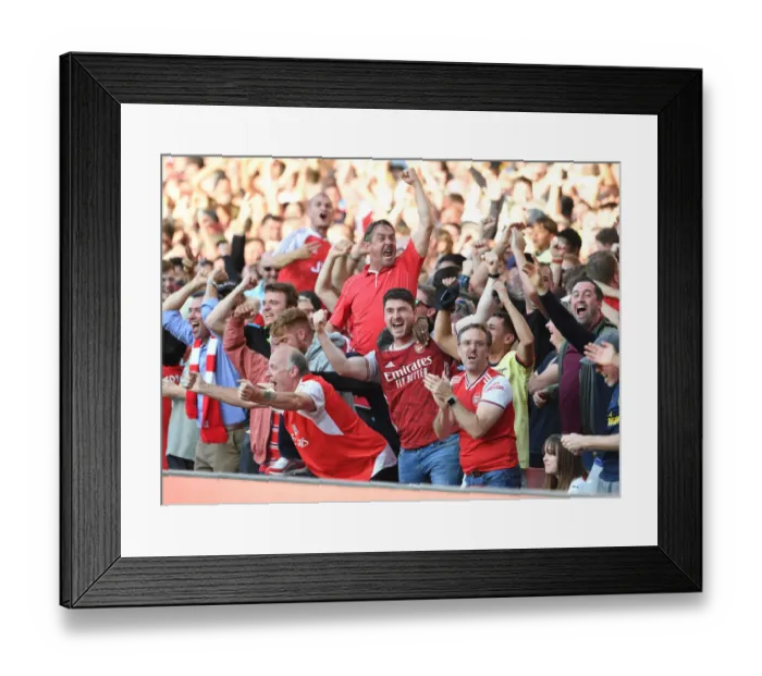 Framed Print : The Derby Battle: Arsenal vs. Tottenham at Emirates Stadium, 2021-22