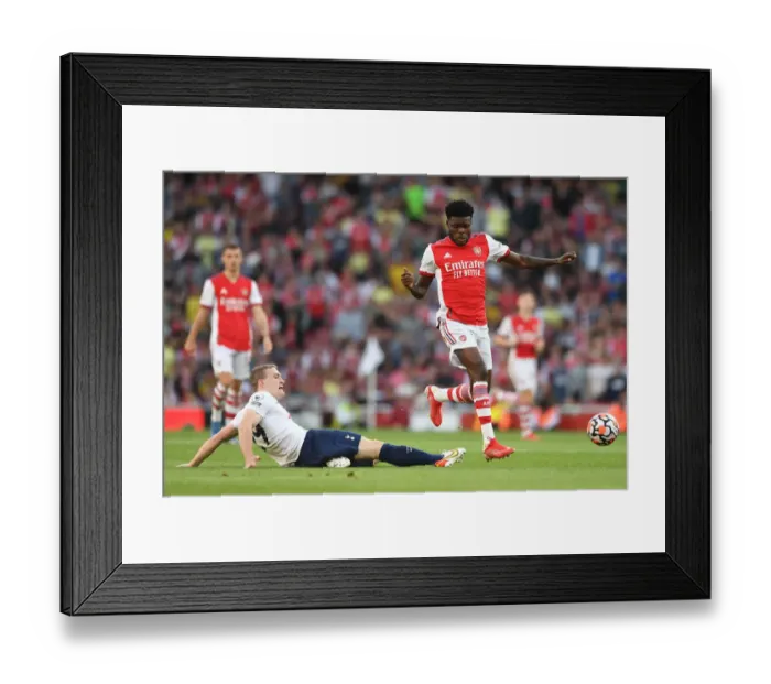 Framed Print : Partey vs. Skipp: Intense Rivalry Ignites in the North London Derby - Arsenal vs. Tottenham
