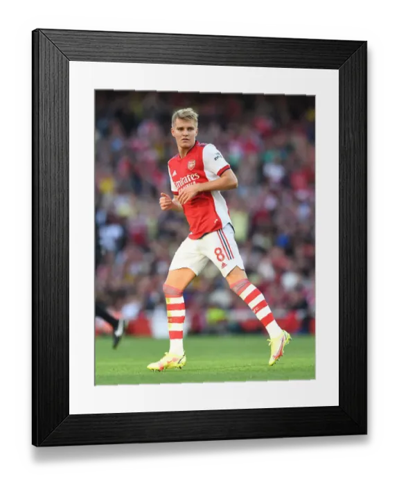 Framed Print : Arsenal's Martin Odegaard Shines in Derby Showdown: Arsenal vs. Tottenham (Premier League 2021-22) - Emirates Stadium Framed Print : Arsenal's Martin Odegaard Shines in Derby Showdown: Arsenal vs. Tottenham (Premier League 2021-22) - Emirates Stadium