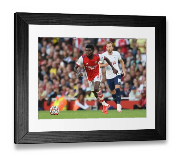 Framed Print : Thomas Partey in Action: Arsenal vs. Tottenham Hotspur - Emirates Stadium Showdown, Premier League 2021-22 Framed Print : Thomas Partey in Action: Arsenal vs. Tottenham Hotspur - Emirates Stadium Showdown, Premier League 2021-22