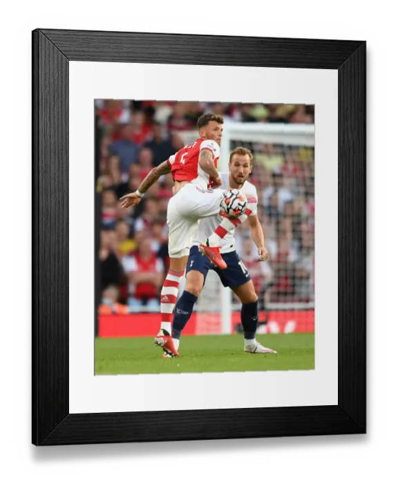 Framed Print : Clash of the London Giants: Arsenal vs. Tottenham in the Premier League