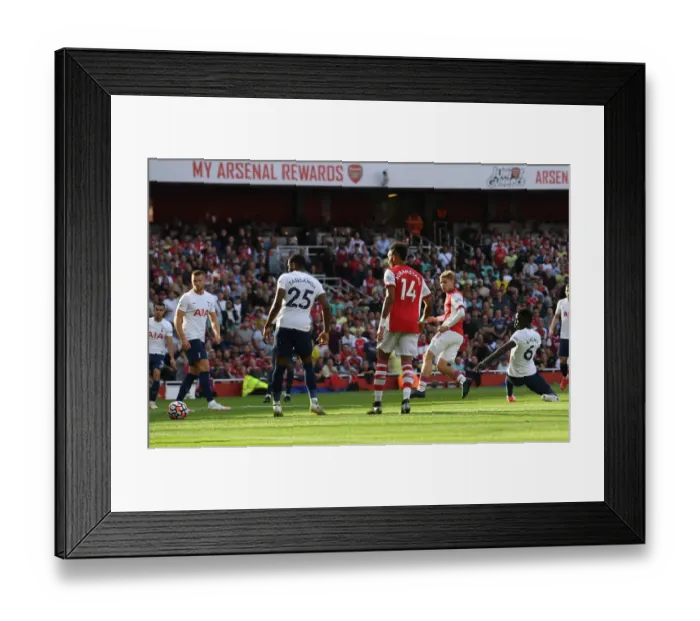 Framed Print : Emile Smith Rowe's Thrilling Winner: Arsenal Triumphs Over Tottenham in Epic Premier League Clash