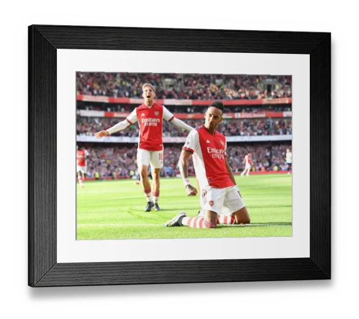 Framed Print : Aubameyang's Brace: Arsenal Defeats Tottenham in Epic 2021-22 Premier League Clash Framed Print : Aubameyang's Brace: Arsenal Defeats Tottenham in Epic 2021-22 Premier League Clash