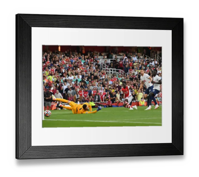 Framed Print : Saka Scores Game-Winning Goal: Arsenal Triumphs Over Tottenham in the Premier League Framed Print : Saka Scores Game-Winning Goal: Arsenal Triumphs Over Tottenham in the Premier League