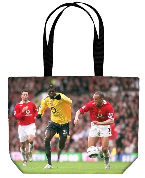 Emmanuel Adebayor (Arsenal) Mikael Silvestre (Man Utd)