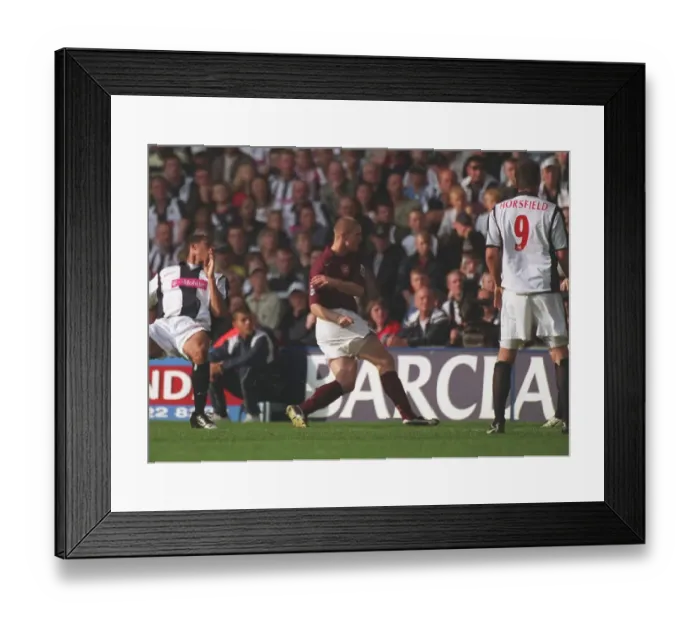 Framed Print : Philippe Senderos scores a goal for Arsenal. West Bromwich Albion 2: 1 Arsenal Framed Print : Philippe Senderos scores a goal for Arsenal. West Bromwich Albion 2: 1 Arsenal