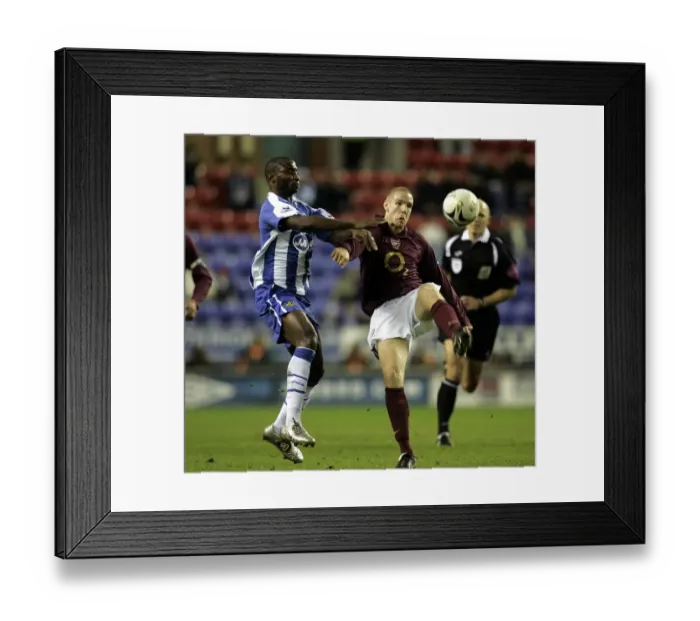 Framed Print : I. PHILLIPE SENDEROS-ARSENAL and JASON ROBERTS-WIGAN Wigan 1 Framed Print : I. PHILLIPE SENDEROS-ARSENAL and JASON ROBERTS-WIGAN Wigan 1